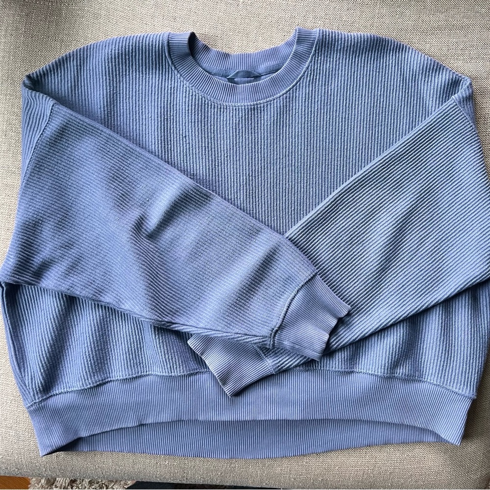 Aerie Oversized Ribbed Crewneck